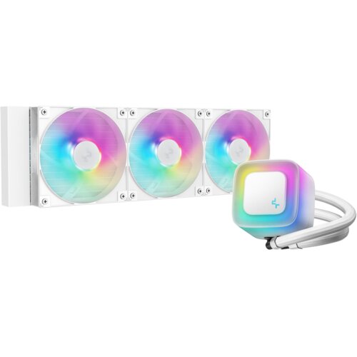 DeepCool LE360 WH V2 Procesor Sve-u-jednom vodeno hlajenje 12 cm Bela 1 kom Slike