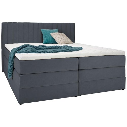 Premium Living Postelja Boxspring Simon, Temno Siva, 180x200 Cene