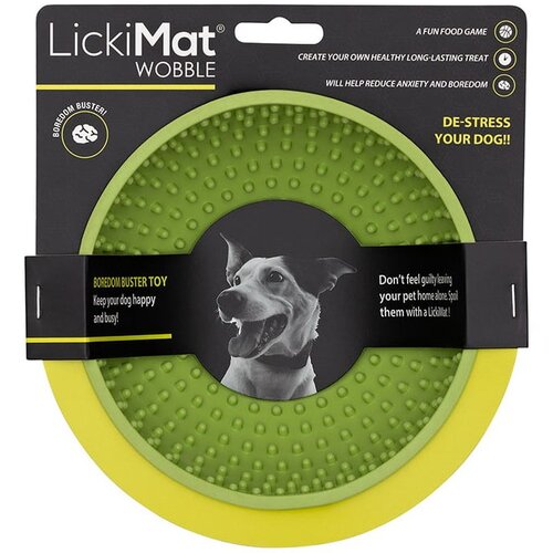 LickiMat Posoda za lizanje Wobble Light Green - Cene