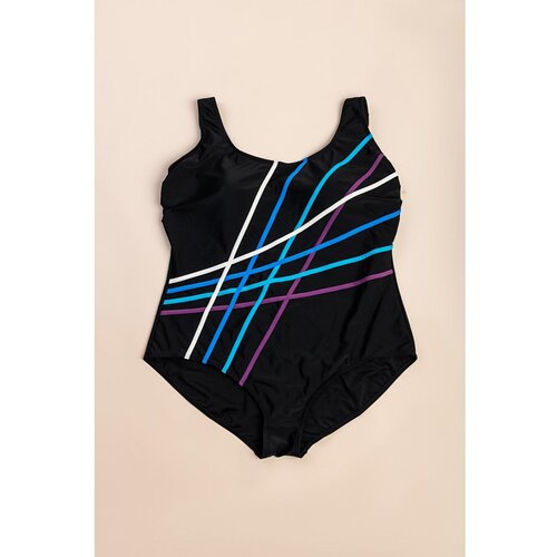 Fenzy Plus Size Kopalke S Črtami, Črne Cene