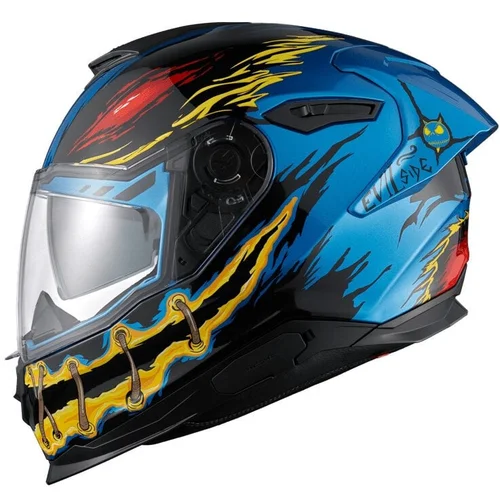 Nexx Y.100R Night Rider Sky Blue XL Kaciga