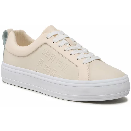 Tommy Hilfiger Superge Embossed Vulc FW0FW07376 Sugarcane AA8