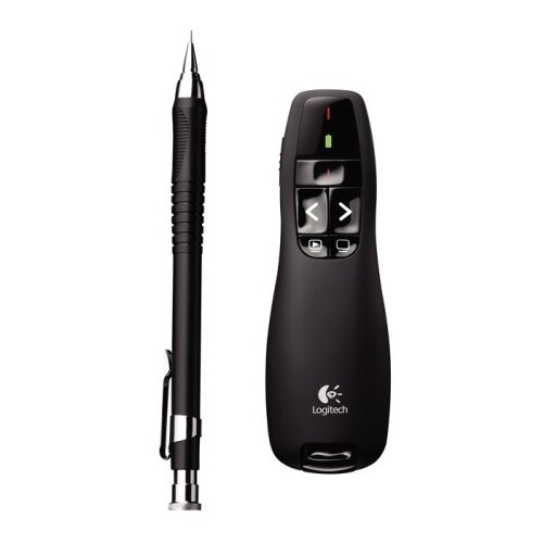 Logitech Presenter R400, brezžičen, USB, rdeč laser Cene