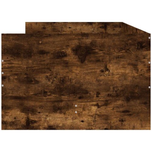  Okvir kreveta s ladicama boja dimljenog hrasta 100 x 200 cm Slike