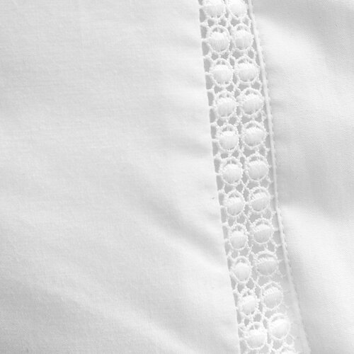 Bianca Bela bombažna posteljnina za zakonsko posteljo 200x200 cm Oxford Lace Trim &amp;ndash; Slike