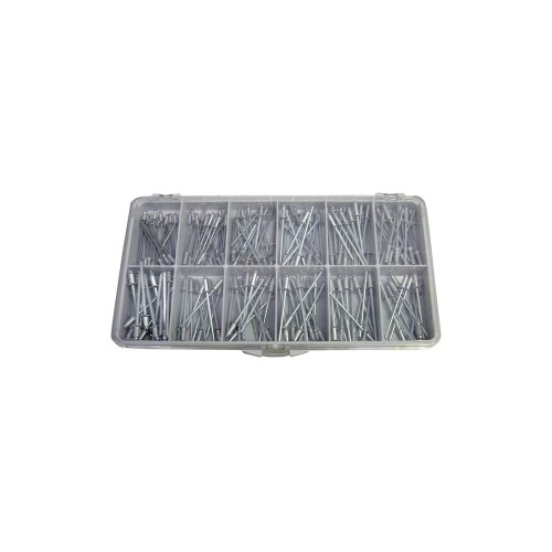  slijepih zakovica, din 7337, aluminij/galvanizirani čelik, 190 komada Cene