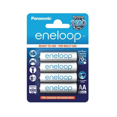 Panasonic Eneloop baterija AA, 4 kos Slike