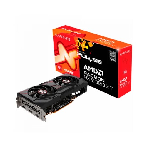 Sapphire PULSE AMD RADEON RX 9060 XT GAMING OC 16GB DUAL HDMI / DP Cene