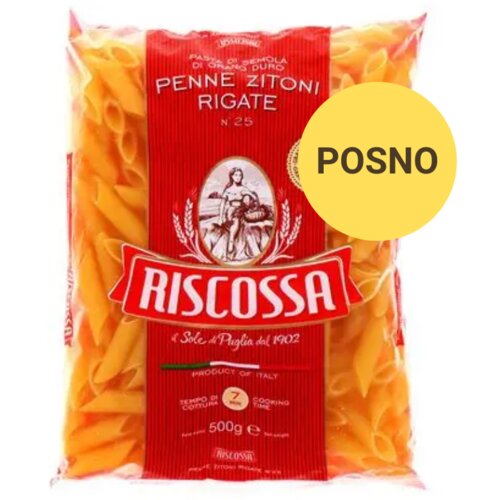 Riscossa Testenina Penne Zitoni Rigate 500g Cene
