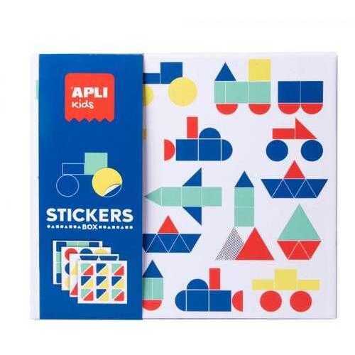 Apli Igra sa nalepnicama-Životinje geometrijski oblici Slike