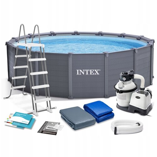 Intex bazen graphite grey panel 4.78x1.24m 26384 Slike