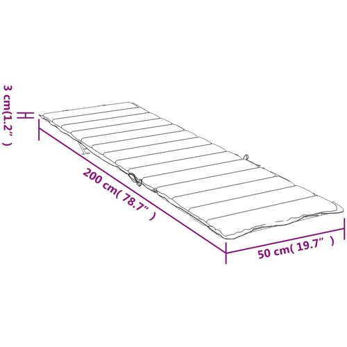  Jastuk za ležaljku boja vina 200 x 50 x 3 cm od tkanine Oxford Slike