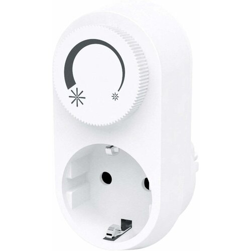 LEDmaxx Zwischenstecker mit integr. LED-Dimmer, wei&amp;szlig; EMD201 20270112 Slike