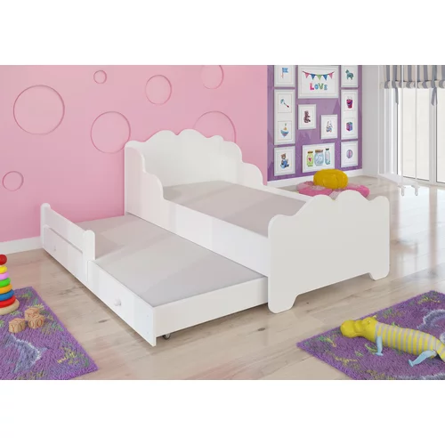 ADRK Furniture dječji krevet ximena ii s dodatnim ležajem - 80x160 cm
