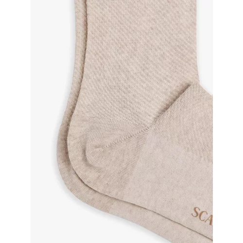 Scalpers Čarape 'New Vintage' svijetlobež / smeđa