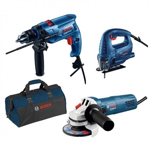 Bosch GSB 550 + GWS 750 + GST 700 + torba Slike