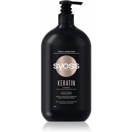 Syoss Keratin šampon s keratinom za lomljive lase 750 ml