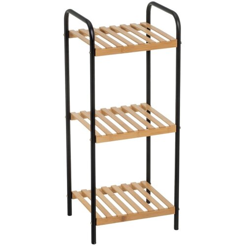 Casa Selecci&amp;oacute;n Bambusov regal v črni in naravni barvi30x75 cm &amp;ndash; Slike