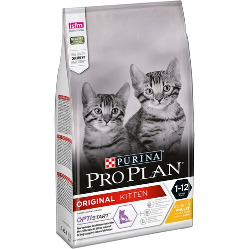 Pro Plan Original Kitten bogata s pi&amp;scaron;čancem - Varčno pakiranje: 2 x 10 kg Slike
