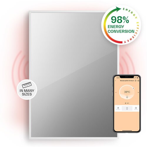 Klarstein La Palma 750 pametni grijač 2 u 1 infracrveni konvektor 85x60cm 750W ogledalo prednje Cijene
