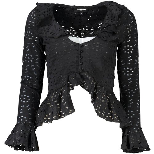 Desigual LONG SLEEVE SHIRT WOMEN BLACK Cijene