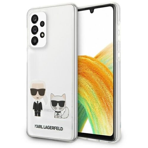 Karl Lagerfeld Originalen ovitek KLHCA33CKTR za Samsung Galaxy A33 5G A336 prozorna zaščita - Karl and Choupette Cene