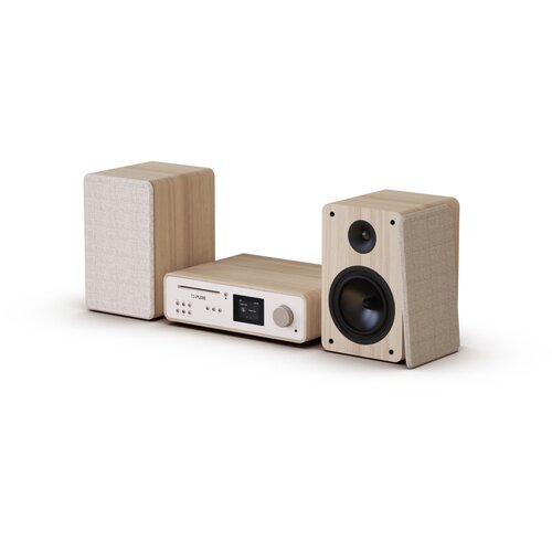 Pure Cista klasicna stereo kava Bijelo/Hrast Slike