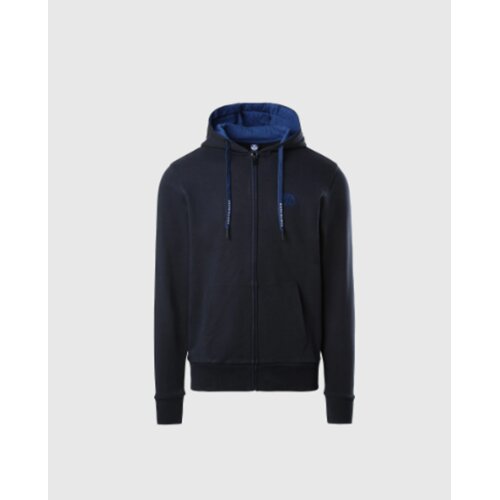North Sails muška zip majica s kapuljačom, tamnoplava Cene