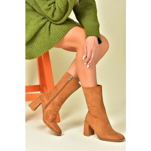 Fox Shoes Tan Suede Daily Women's Boots