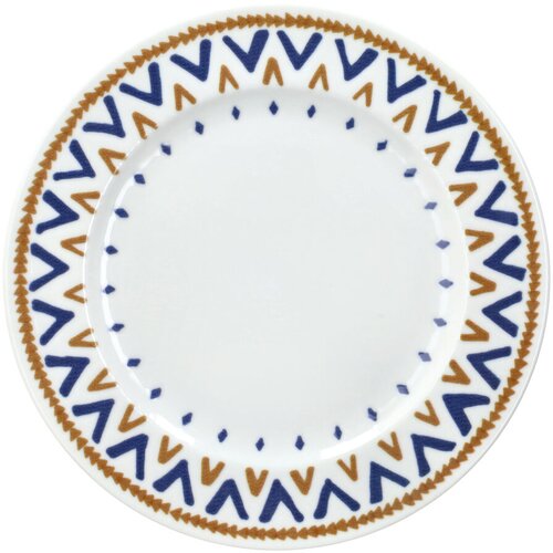 Tognana set plitkih tanjira madison, 27 cm, 6 komada, belo-plavi Slike