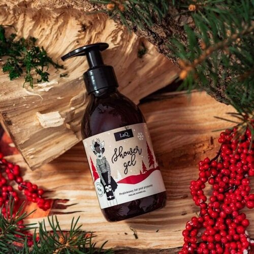 LaQ božićni gel za tuširanje: divan miris i prirodni sastojci za zimsko uživanje 300ml | kozmo online Cene