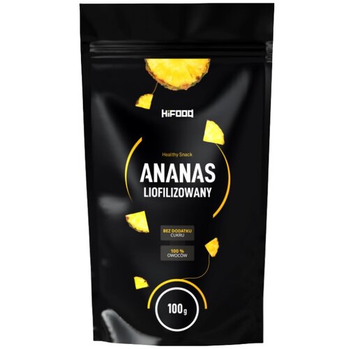 HiFOOD Ananas v koščkih – liofiliziran (100 g) Cene