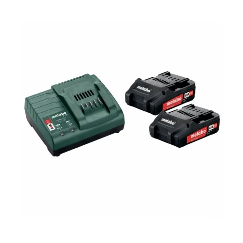 Metabo basic set 18V/2x20Ah lipower+punjac asc 55 Cene