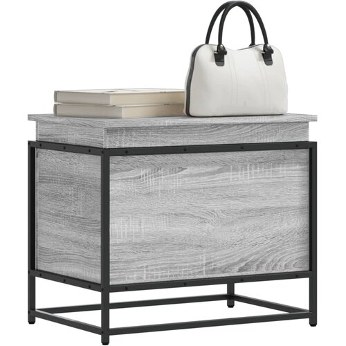 vidaXL Kutija za pohranu s poklopcem siva Sonoma 60x40x51,5 cm Cijene