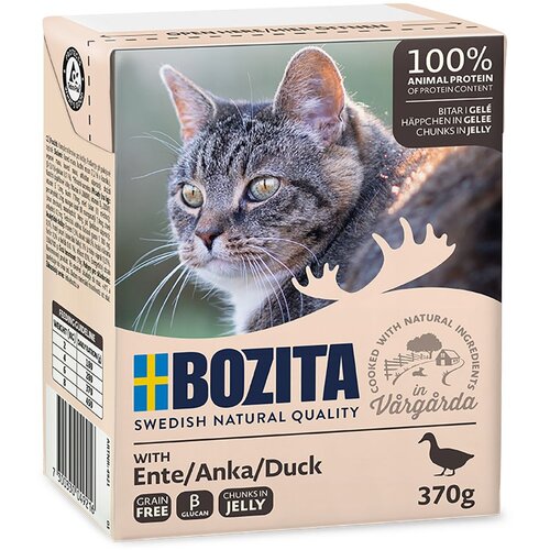  Varčno pakiranje Bozita Tetra ko&scaron;čki v želeju ali v omaki 24 x 370 g - Žele: raca Cijene