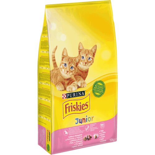 Friskies Cat Junior Piletina i Povrće - 300 g Slike