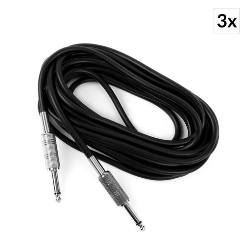 FrontStage 3 x 6,3mm jack kabel, 3 m, mono Slike