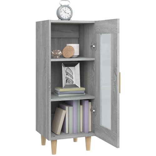 vidaXL komoda boja hrasta sonome 34,5x34x90 cm od konstruiranog drva Cijene