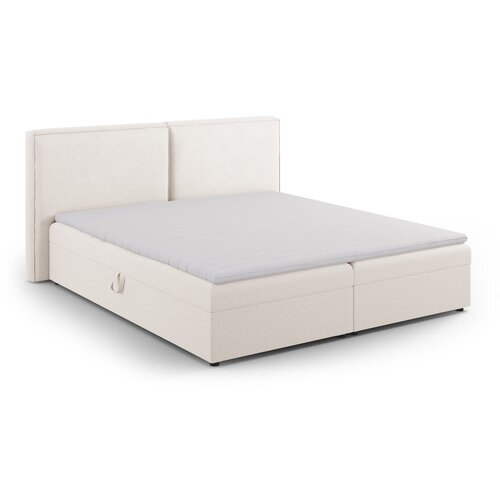 Cosmopolitan Design Krem boxspring krevet s prostorom za odlaganje 180x200 cm Arendal – Cijene