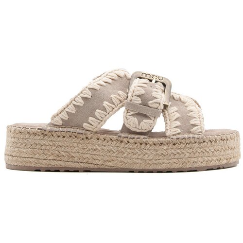Mou Sandali &amp;amp; Odprti čevlji JUTE SANDAL Siva Slike