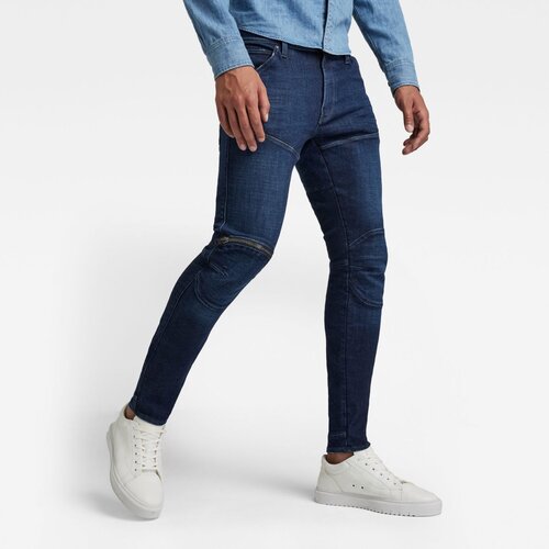 G-star Jeans - 5620 3D Zip Knee Skinny Blue Slike