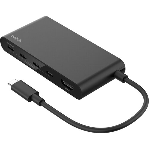 Belkin CONNECT 5-Port-USB-C Hub mit 4K-HDMI-Anschluss AVC021hqBK Slike