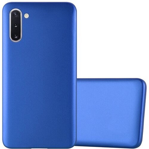 Cadorabo Case, združljiv s Samsungom v kovinsko modri - zaščitni pokrov, narejen iz fleksibilnega silikona TPU, (20589412) Cene
