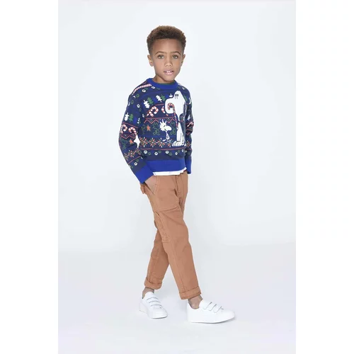 Marc Jacobs Otroški pulover mornarsko modra barva