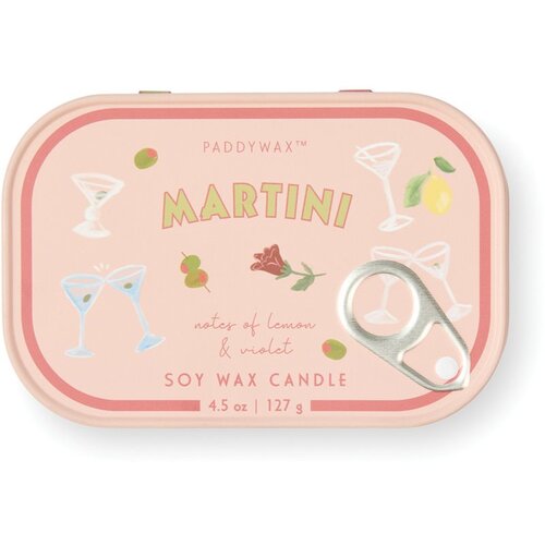 Paddywax Bistro Tin Martini di&amp;scaron;eča sveča v pločevinki 127 g Slike
