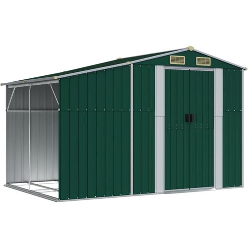 vidaXL Vrtna lopa zelena 277x192,5x179 cm pocinkano jeklo, (20956305) Cene