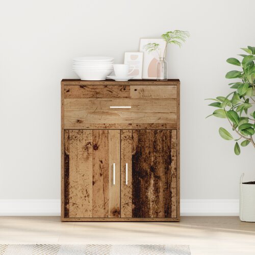 VidaXL Ormarić / Komoda Staro drvo 60 x 31 x 70 cm Konstruirano drvo Slike