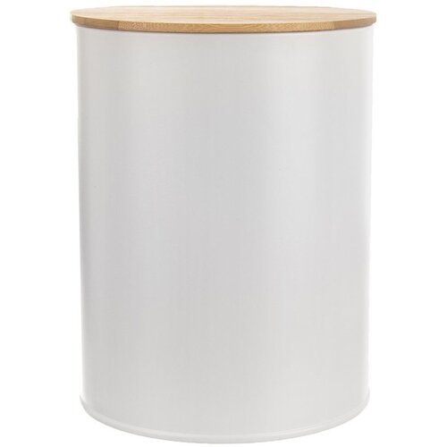 Orion Bela kovinska posoda za hrano z bambusovim pokrovom WHITELINE 2,3 l, (5000037008) Cene