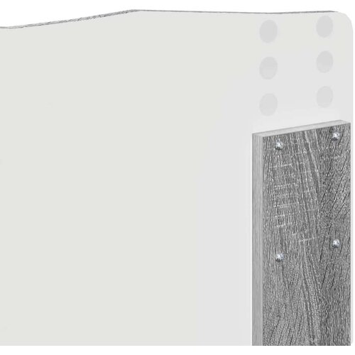  Okvir za krevet s uzglavljem Siva Sonoma 120 x 190 cm Slike