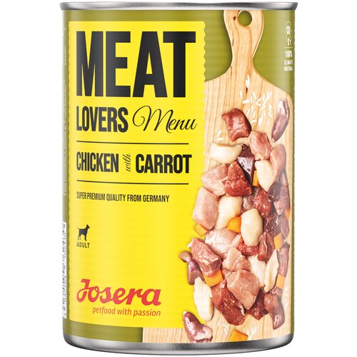 Varčno pakiranje Josera Meatlovers meni 12 x 800 g - Pi&scaron;čanec & korenje Cijene